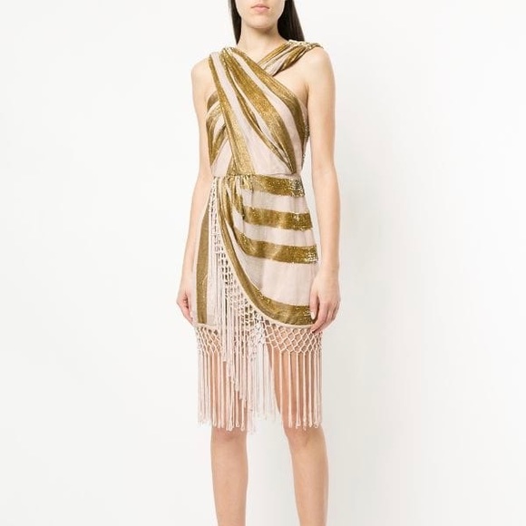 Alice McCall *RARE* Tassle Fringe Mini Dress - Picture 2 of 3